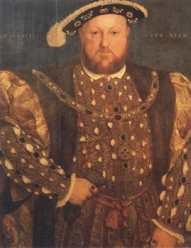 Hans holbein the younger Portrait of Henry Viii Norge oil painting art